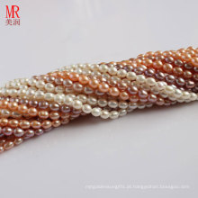 6-7mm AAA Rice Shape Freshwater Pearl Strand